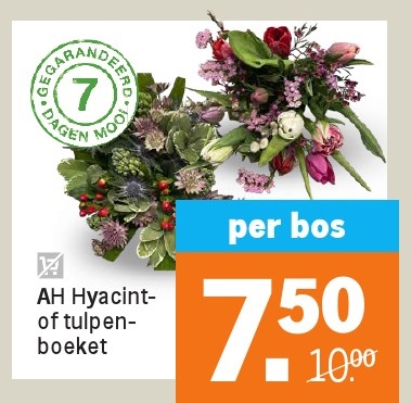 AH Hyacint- of tulpenboeket