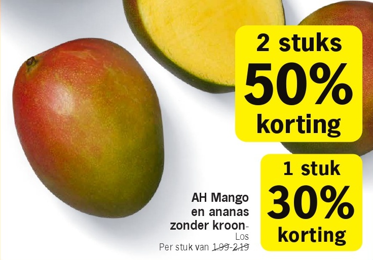 AH Mango en ananas zonder kroon