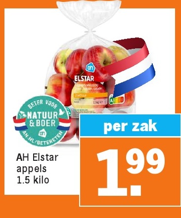 AH Elstar appels 1.5 kilo