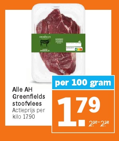 Alle AH Greenfields stoofvlees