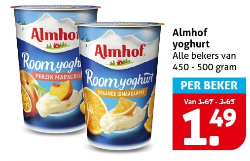 Almhof yoghurt