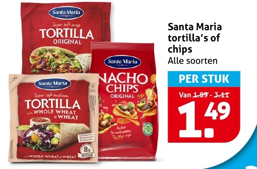 Santa Maria tortilla's of chips