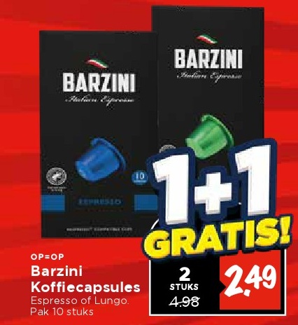 Barzini Koffiecapsules