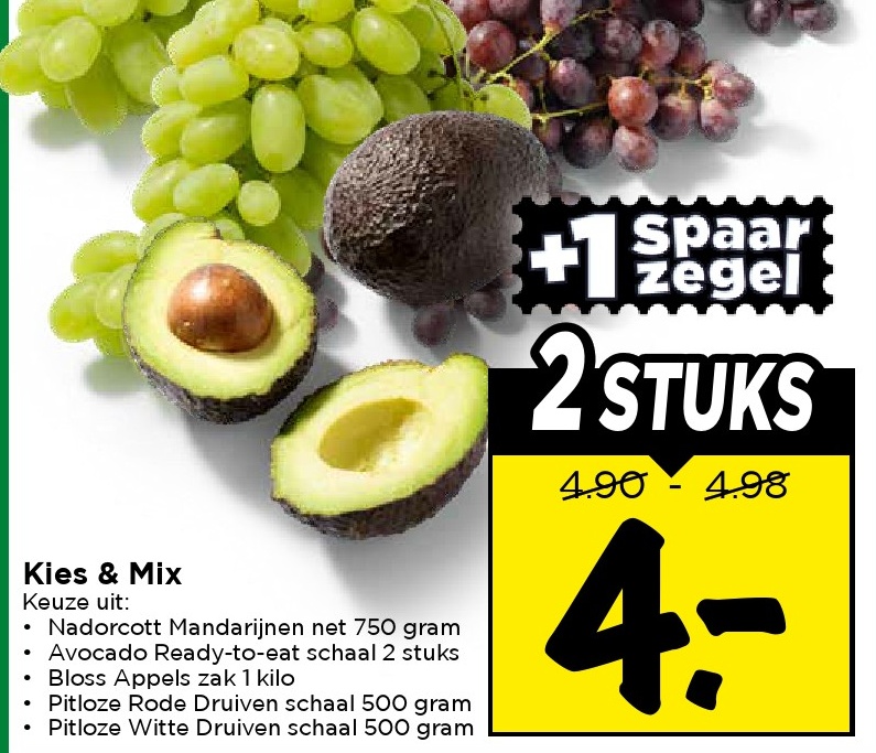 Avocado Ready-to-eat schaal 2 stuks