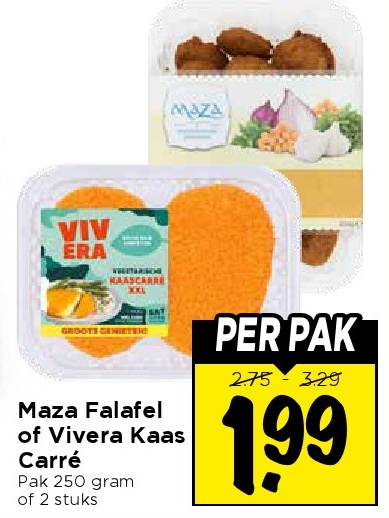 Maza Falafel of Vivera Kaas Carré