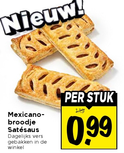 Mexicano-broodje Satésaus
