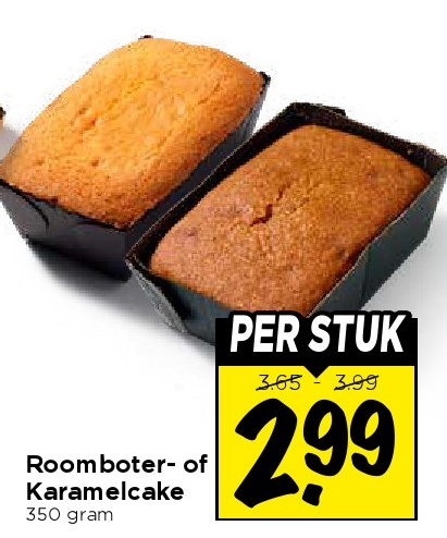 Roomboter- of Karamelcake
