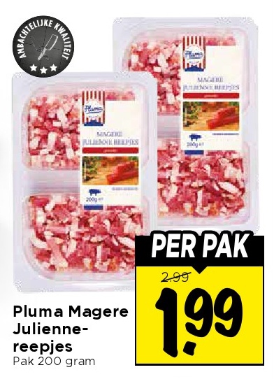 Pluma Magere Julienne-reepjes