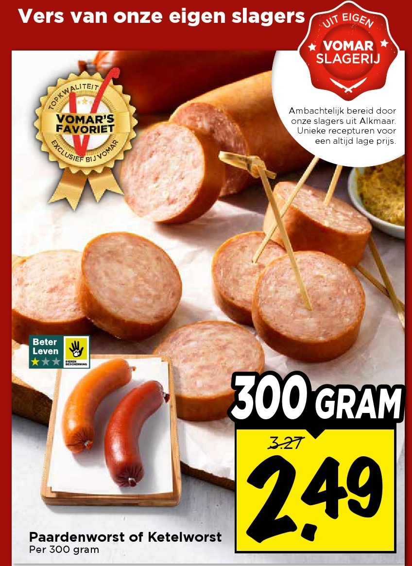 Paardenworst of Ketelworst