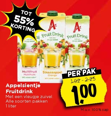 Appelsientje Fruitdrink