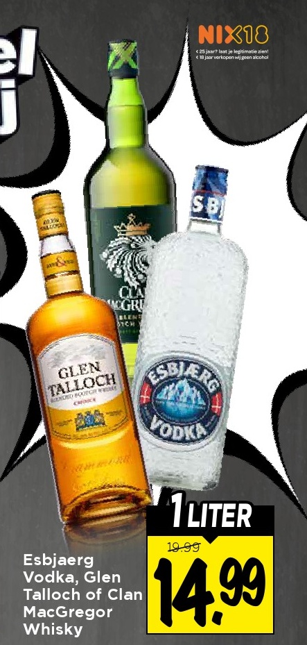Esbjerg Vodka, Glen Talloch of Clan MacGregor Whisky