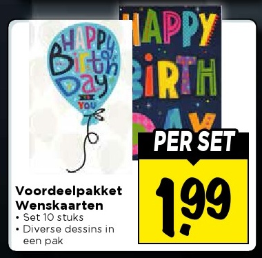 Voordeelpakket Wenskaarten