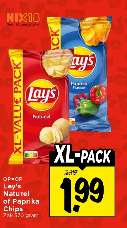 Lay's Naturals of Paprika Chips