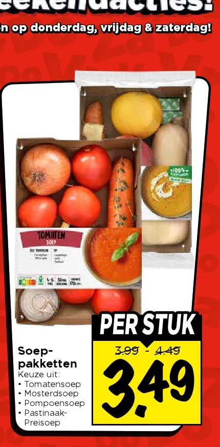 Soep-pakketten