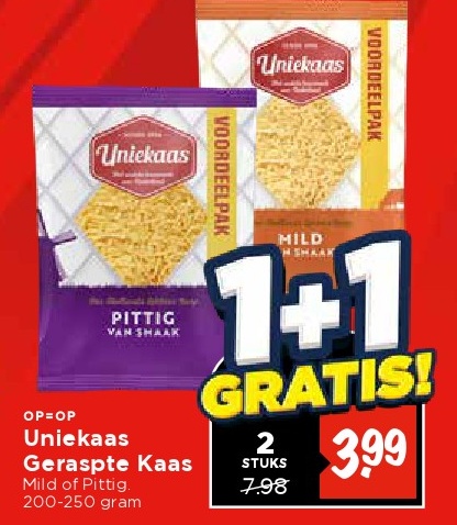 Uniekaas Geraspte Kaas
