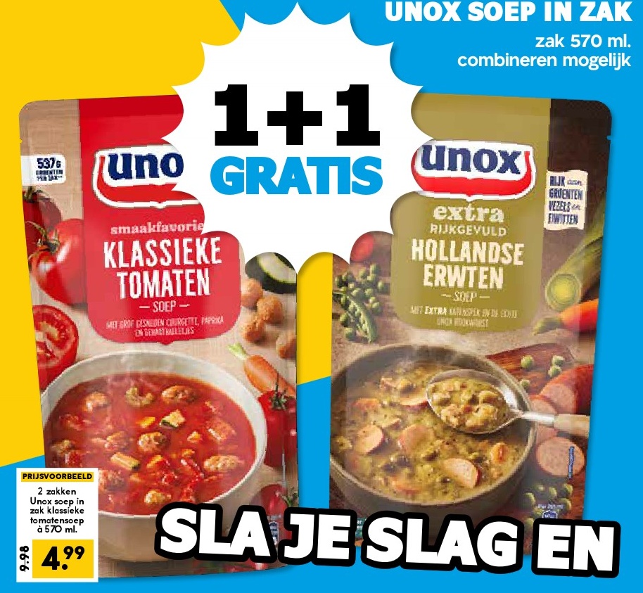 Unox Soep in Zak