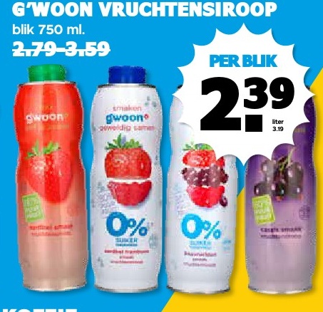 G'woon Vruchtensiroop