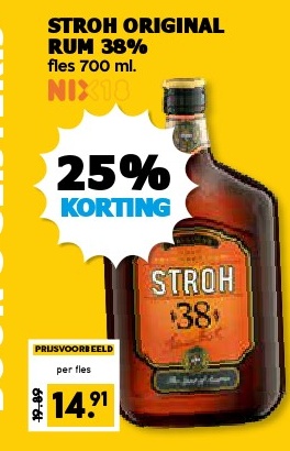 STROH ORIGINAL RUM 38%