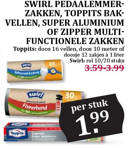 SWIRL PEDAALEMMER-ZAKKEN, TOPPITS BAK-VELLEN, SUPER ALUMINIUM OF ZIPPER MULTIFUNCTIONELE ZAKKEN
