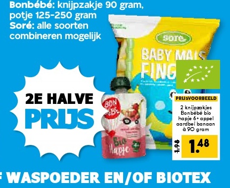 Bonbébè knijpzakje