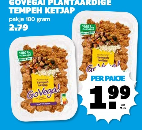 GoVeg! Plantaardige Tempeh Ketjap