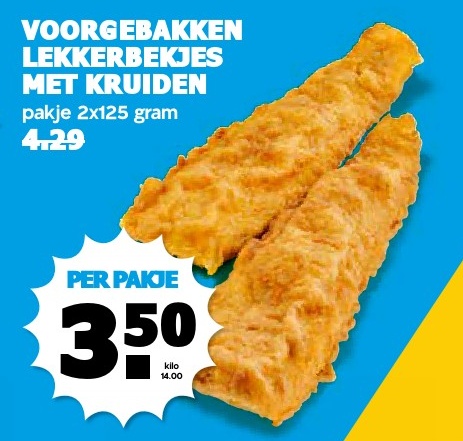 VOORGEBAKKEN LEKKERBEKJES MET KRUIDEN