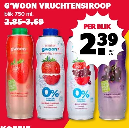 g'woon vruchtensiroop