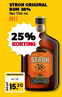 STROH ORIGINAL RUM 38%