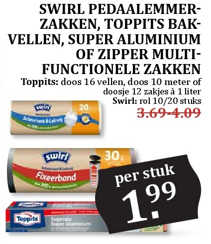 Swirl Pedaalemmerzakken