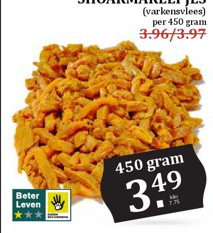 SHOARMAMIX (varkensvlees)
