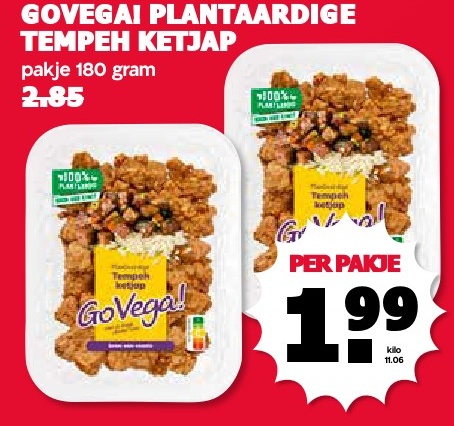 Govegai Plantaardige Tempeh Ketjap
