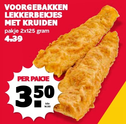 VOORGEBAKKEN LEKKERBEKJES MET KRUIDEN