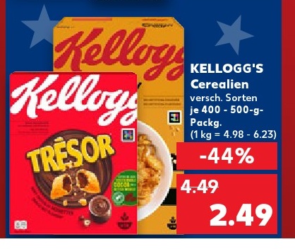 KELLOGG'S Cerealien Trésor