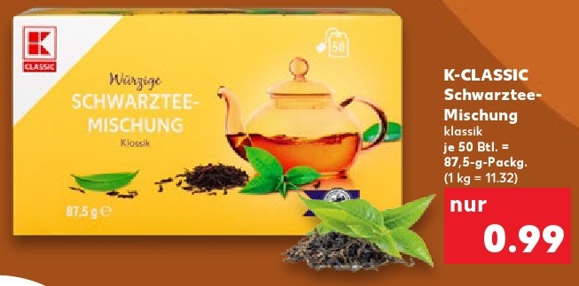 K-CLASSIC Schwarzeeteemischung