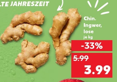 Chin. Ingwer, lose je kg
