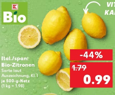 Bio-Zitronen
