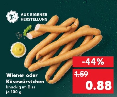 Wiener oder Käsewürstchen