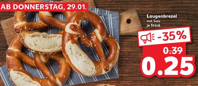 Laugenbrezel mit Salz