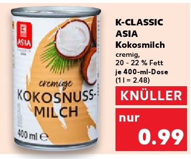 K-CLASSIC ASIA Kokosmilch