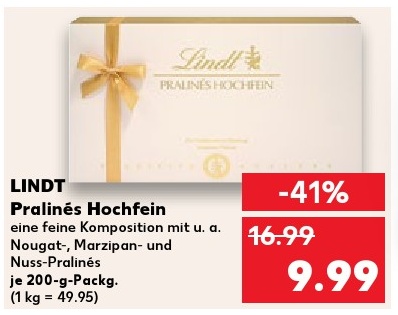 LINDT Pralinés Hochfein