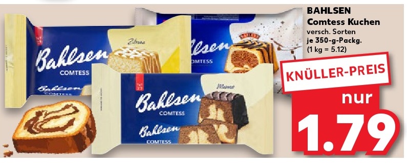 Bahlsen Confiserie Kuchen