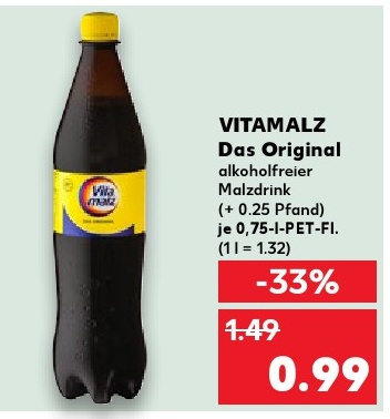 VITALMAZ Das Original alkoholfreier Malzdrink