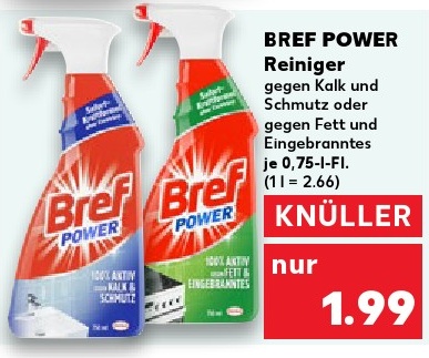 BREF POWER Reiniger