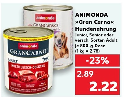 ANIMONDA »Gran Carno« Hundenahrung