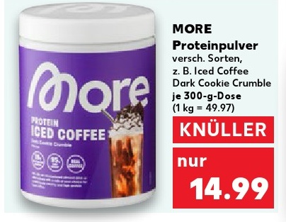 MORE Proteinpulver Protein ICED COFFEE