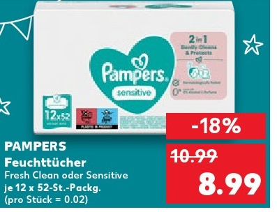 PAMPERS Feuchttücher