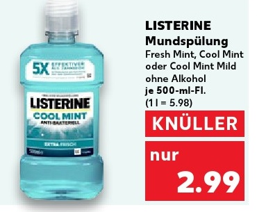 LISTERINE Mundspülung Cool Mint