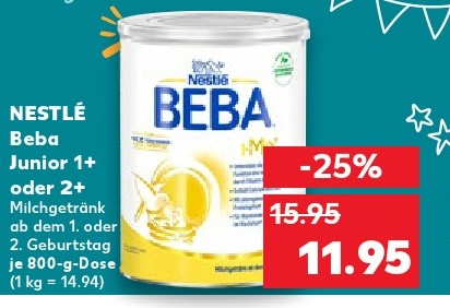 Beba Junior 1+ oder 2+