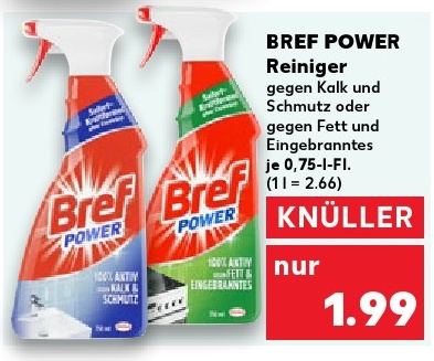BREF POWER Reiniger