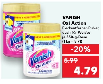 VANISH Oxi Action